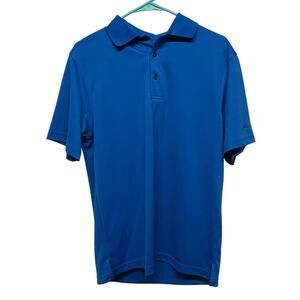 Ben Hogan Mens Small Blue Polo Shirt Performance Power Golf Tennis Sports